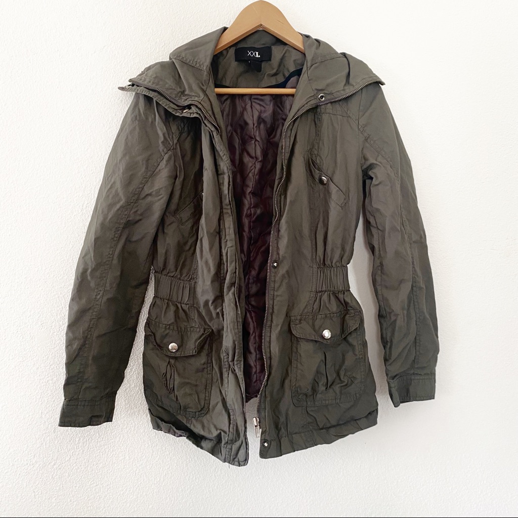 Forever 21 Army Green Utility Jacket
